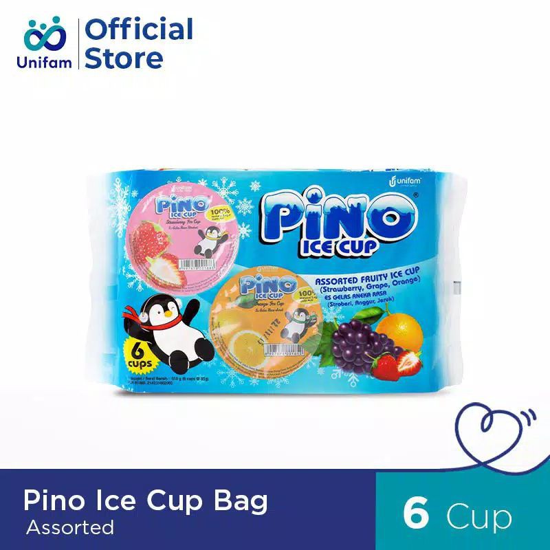 pino ice cup bag 6 x 65 ml