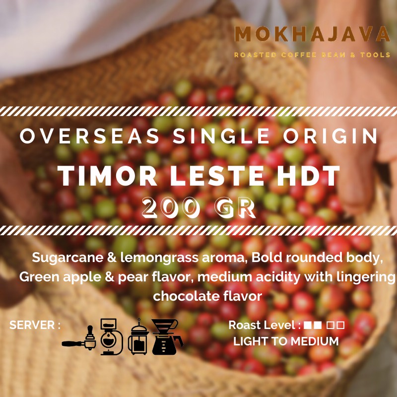 

Timor Leste HDT 200gr Arabica Overseas Coffee Bean 200 gr Biji Kopi Arabika