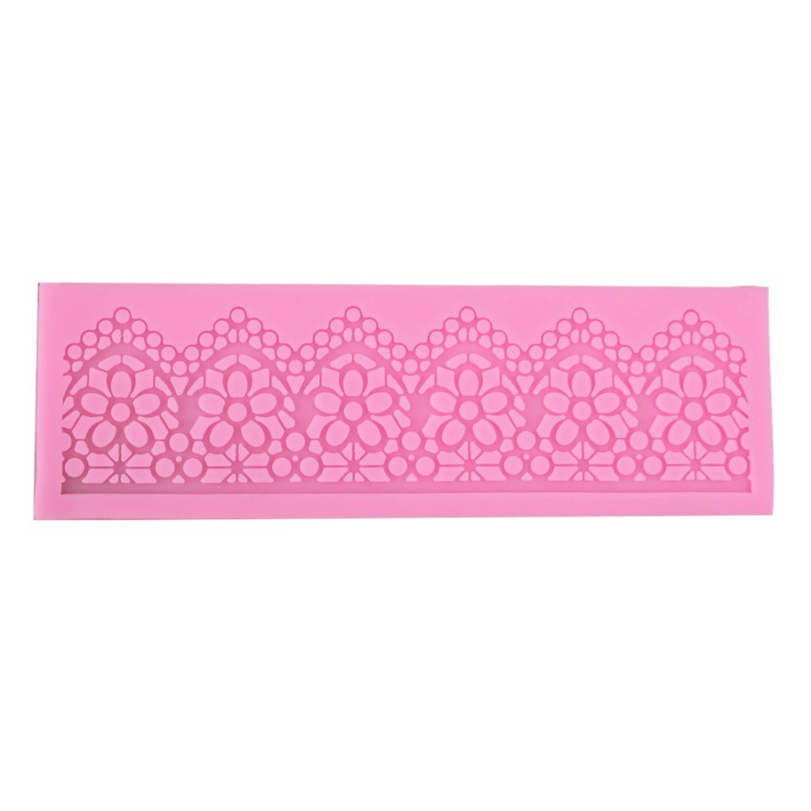 D Silicone Mold Fondant Cake Decorate - Lace Pad