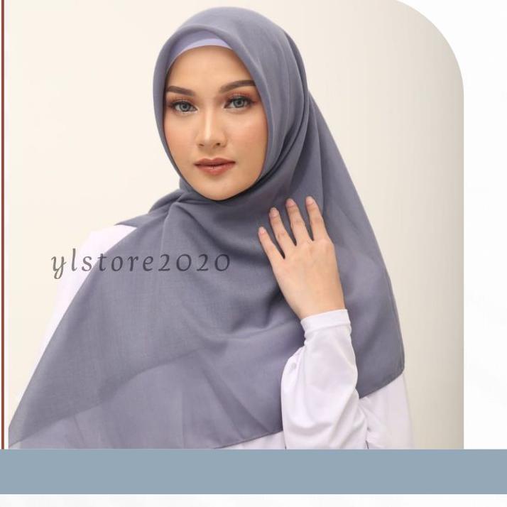 Lagi Tren.. Hijab Segi Empat Warna Pink Salem Scarf Polos Elzatta
