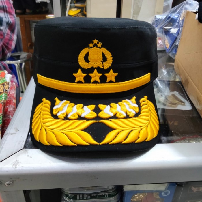 Promo  Topi PATI Bintang 3 (Komando) - Hitam Sedia juga perlengkapan kantor