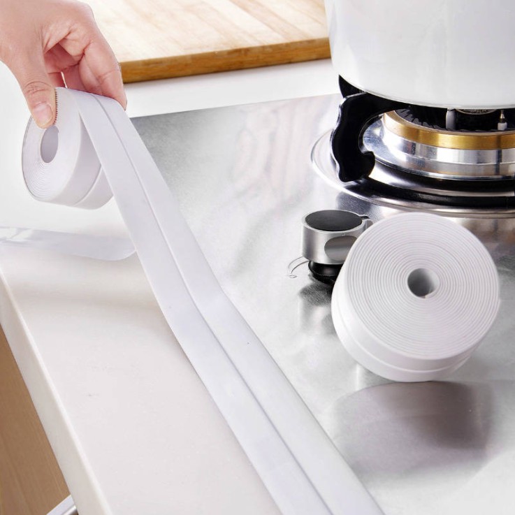 MARKAS88 Seal Tape Protection Dapur Seal Anti Jamur dan Air Karet Penutup Celah Seal Tape Serbaguna
