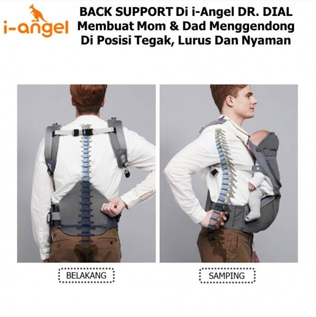 I Angel Dr.Dial / Hipseat carrier / gendongan bayi