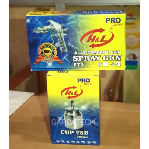 H&L Alat Semprot Cet Spray Gun Tabung Bawah 750cc