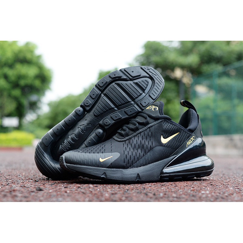 Nike Air Max 270 BLACK GOLD High Premium Original