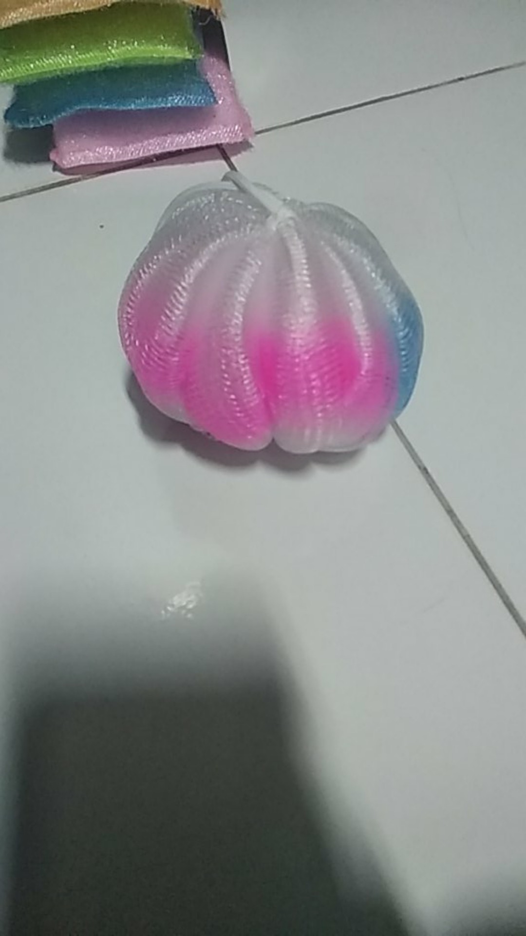 Bath Sponge Labu / Spons Mandi Labu / Spon Rainbow