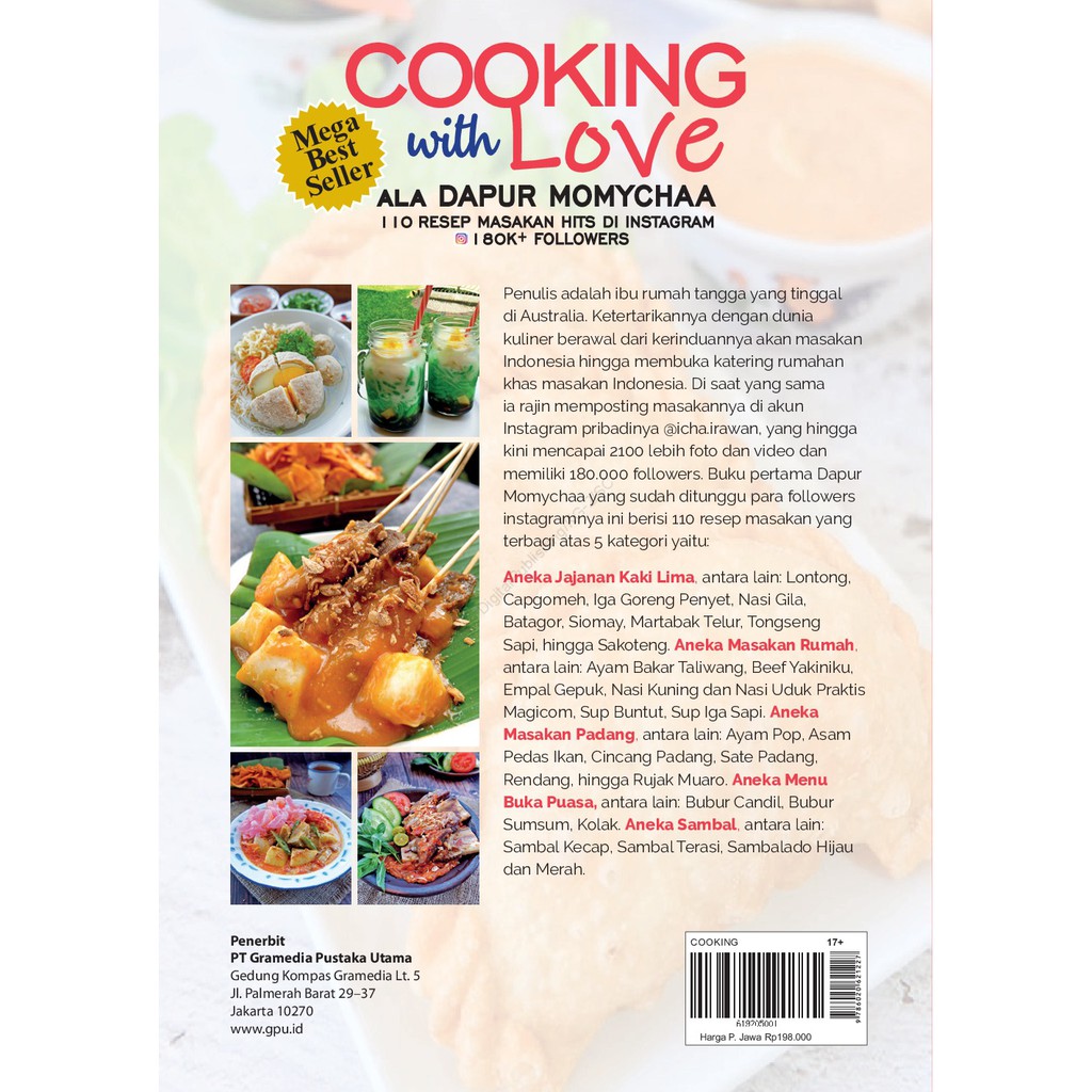 Buku Resep Masakan Rumah Cooking With Love Ala Dapur Momychaa Icha Irawan Buku Resep Makanan Shopee Indonesia