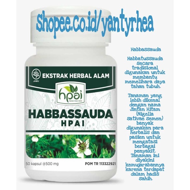 Habbassauda/Habbatussauda/Jintan Hitam HNI-HPAI