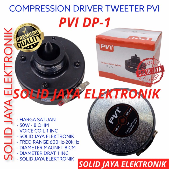 DRIVER TWEETER PVI DP-1 DRIVER TWITTER PVI DP 1 COMPRESION DRIVER SPUL