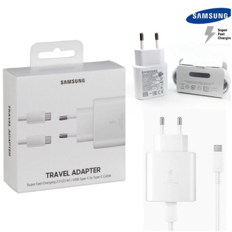 Charger Original Samsung Note 10 10+ 20 20 Ultra , A70 A80 , S20 S20+ S20 Ultra  25W Casan Original