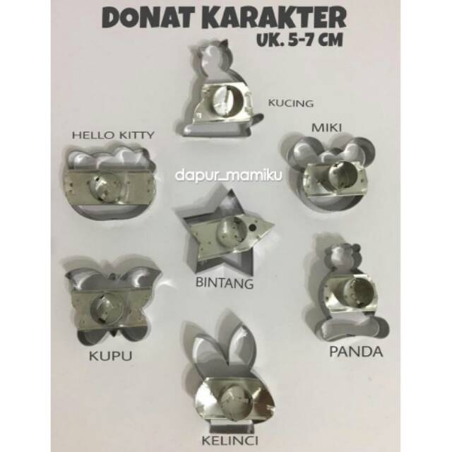 DAPURMAMI Cetakan Donat Karakter