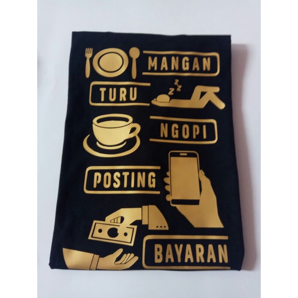 Kaos Savesales Mangan Turu Ngopi Posting Bayaran