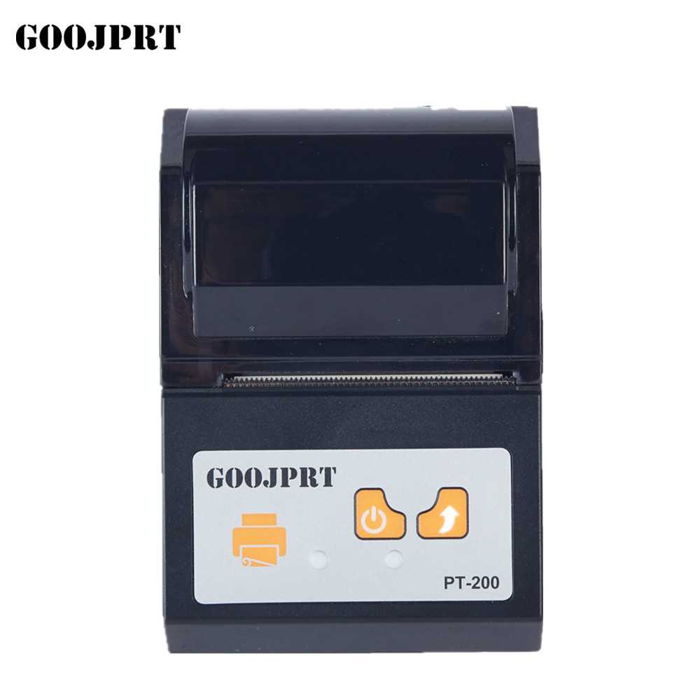 GOOJPRT POS Bluetooth Thermal Receipt Printer 58mm - JP-PT200