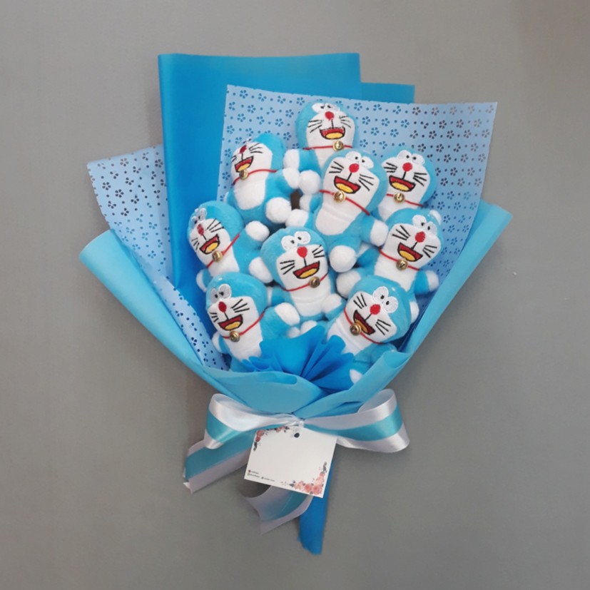 Buket Boneka Doraemon Hello Kitty Stitch Kerpoi Minion Shopee Indonesia