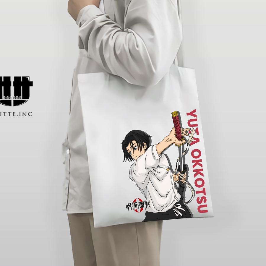 NEW Jujutsu Kaisen Episode 0 Tote bag Anime ToteBag Kanvas Premium Tas Tote bag Yuta Okkotsu