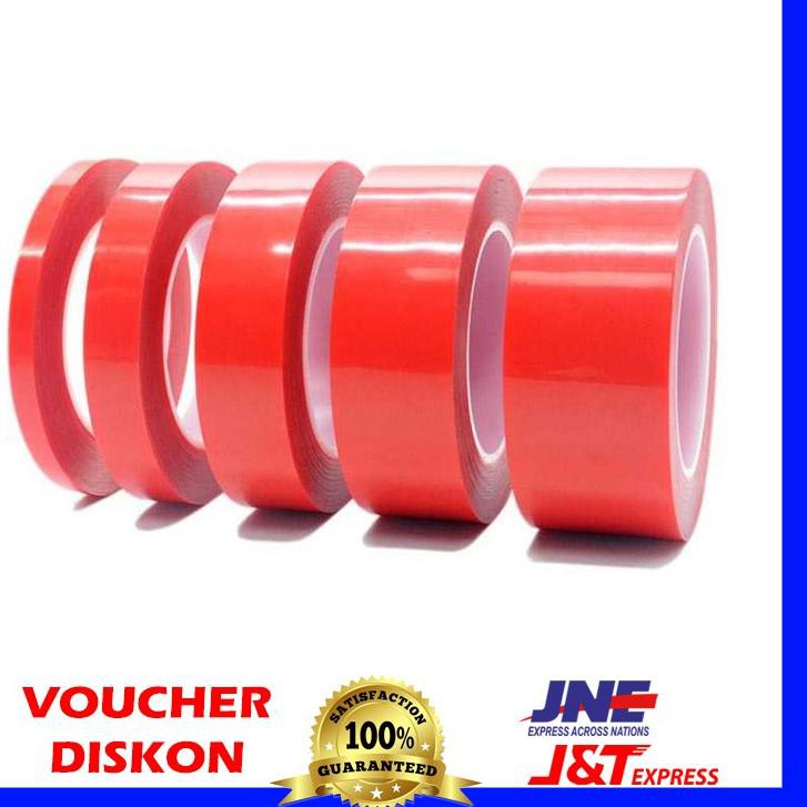

PROMO HARI INI Perekat Double Tape Acrylic Adhesive Transparent Sticker - Double Tape Bening Transpa