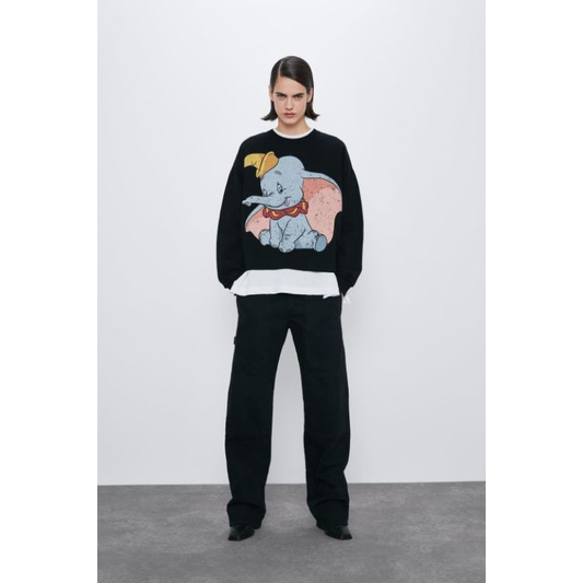 Sweater Dumbo / Zara Dumbo / Crewneck Wanita / Sweater Wanita / Kaos Dumbo /kaos oversize/kaos dumbo
