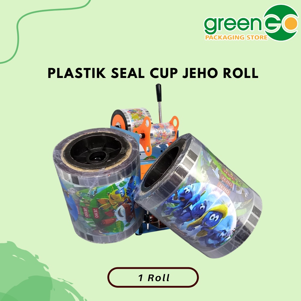 PLASTIK SEAL CUP MERK JEHO KARTUN PANJANG SEALER GELAS PLASTIK WARNA SEGEL CUP SEALER GELAS PLASTIK 