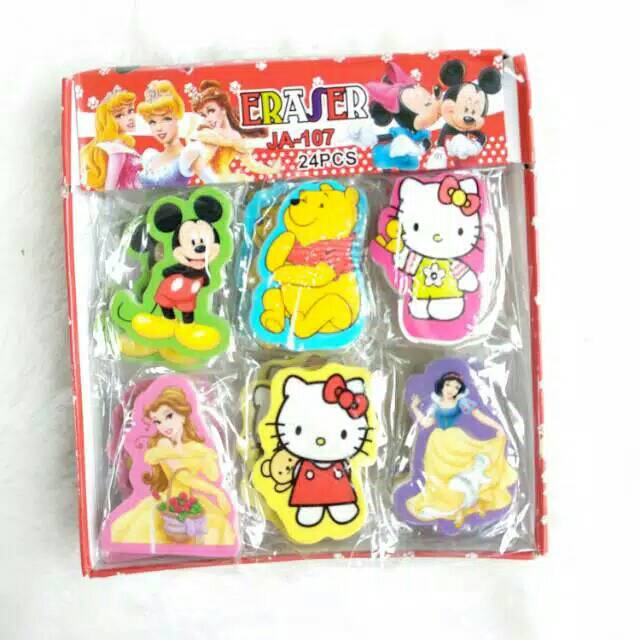 

Eraser anak karakter disney penghapus pensil penghapus lucu penghapus murah penghapus bagus/ 10 pcs