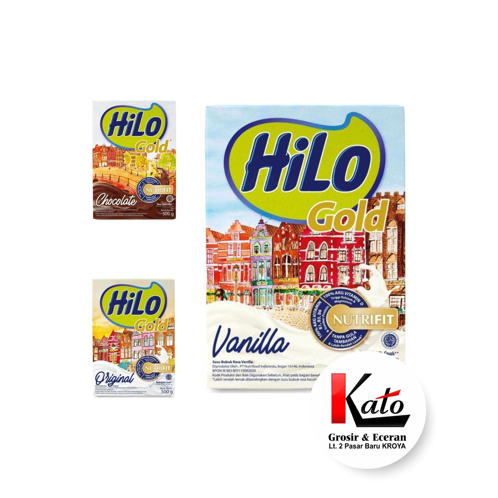 

HiLo Gold Chocolate / Original 500 gram - Susu Tinggi Kalsium Rendah Lemak