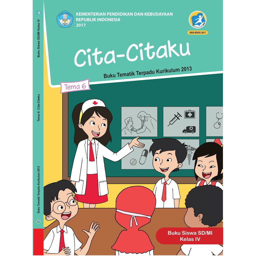 Buku Tematik SD Kelas 4 Tema 6 -Cita Citaku-