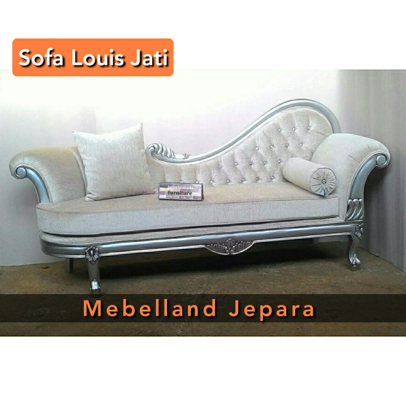 Sofa Louis Jati, Kursi Sofa Mebel Jepara, Sofa Louis Mewah, Sofa Santai Jati