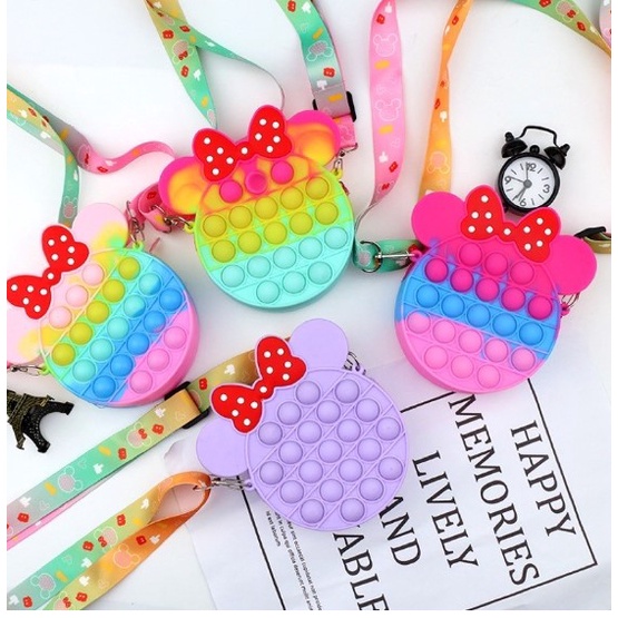 Tas Pop It Mickey Dan Hello Kitty Murah