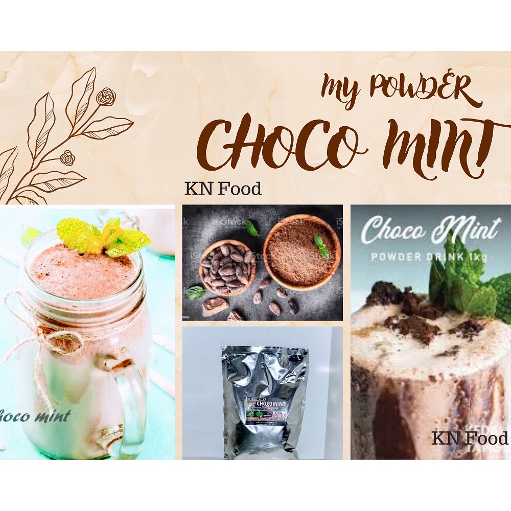 

Choco Mint Bubuk Minuman Reguler / Powder Rasa Choco Mint 1kg