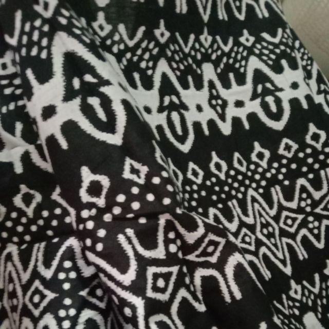 Nayshi Batik Hrb026 Baju Kemeja Batik Hem Sogan  Halus Original Kenongo Manggar Semut Ori