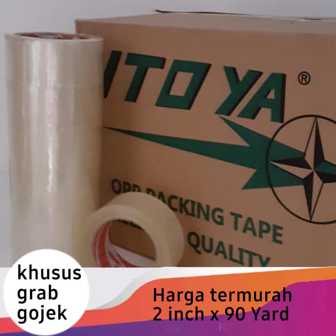 

Lakban OPP ITOYA 2 inch / 45mm x 90 yard (81 M) Bening (Instan kurir) ---Termurah---