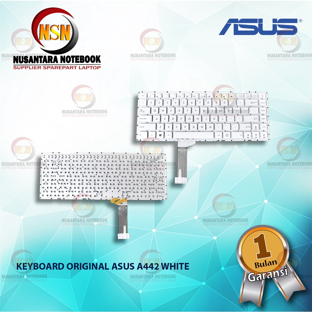 KEYBOARD ASUS A442 X442 WHITE SERIES