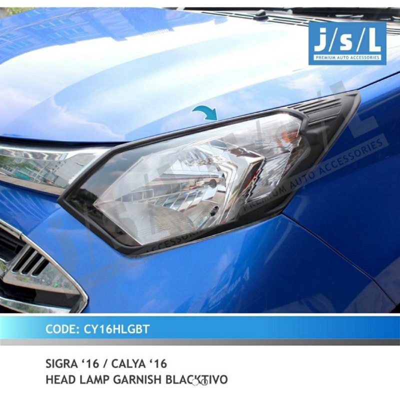 ✨COD✨ CALYA SIGRA Paket Garnish Lampu Depan Belakang Blacktivo JSL