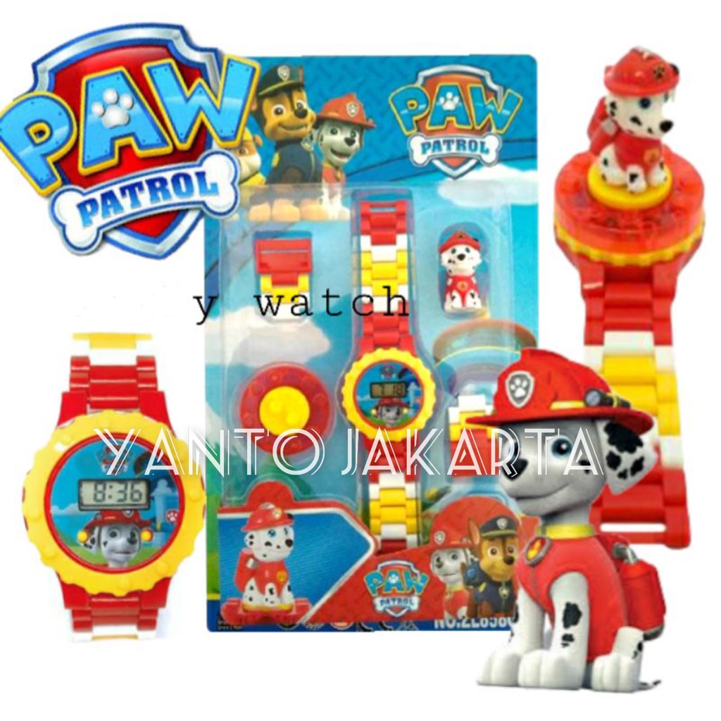 JAM TANGAN ANAK LAKI LAKI KARAKTER PAW PATROL