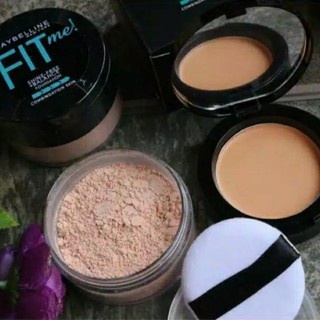 [MURAH] Bedak Tabur Maybelline FIT ME 2IN1 (Tabur dan Basah)