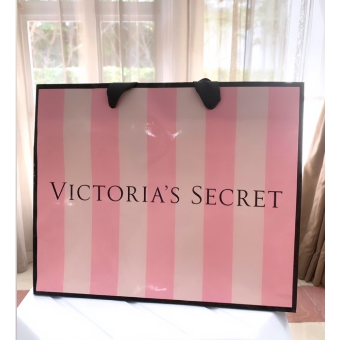 

✨ BISA COD ✨ Kantong Karton Victoria Secret Plastik Paper Bag Medium Kantong Kado