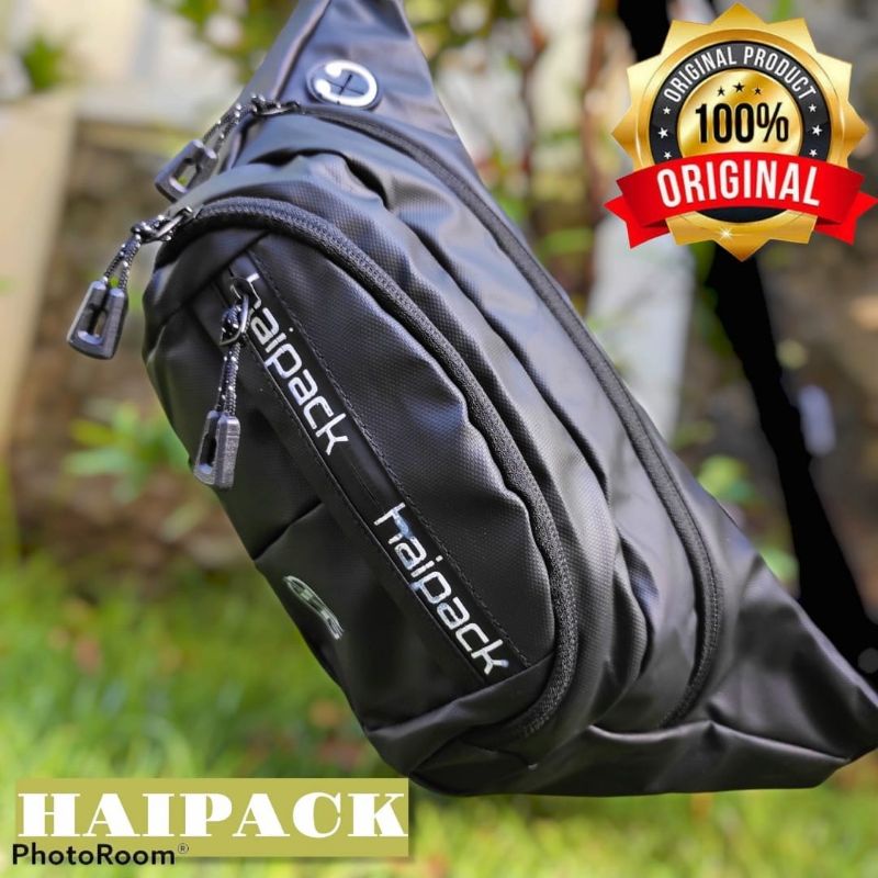 Haipack1 Tas selempang pria // Tas slingbag // Tas pria original medium class