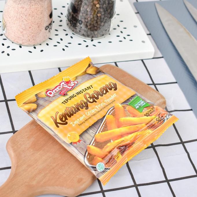 

Harap Baca Deskripsi Sebelum Order Papatos Tepung Instant Kentang Goreng 50 Gr