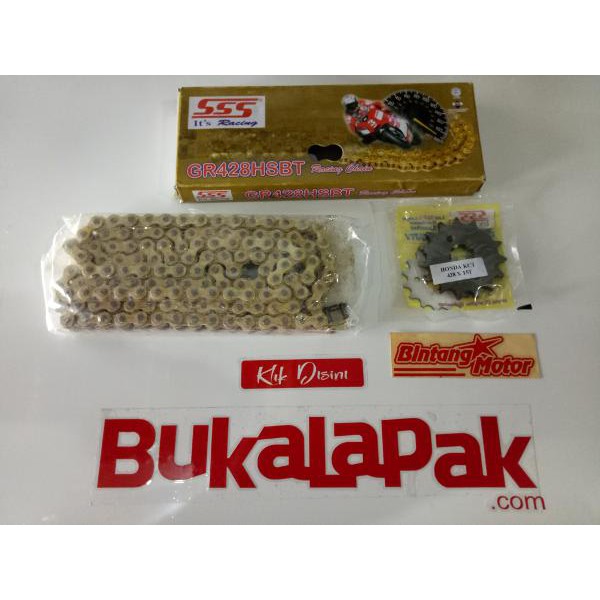 gear sss depan dan rantai sss hsbt