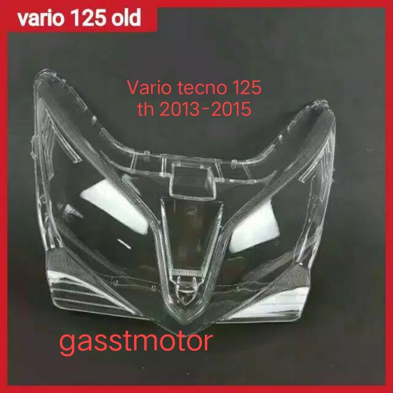 Kaca mika lapu depan Vario Tecno 125 th2013-2014-2015