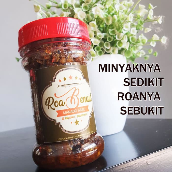 

SAMBAL IKAN ROA PEDAS TANPA MSG TANPA PENGAWET ASLI MANADO