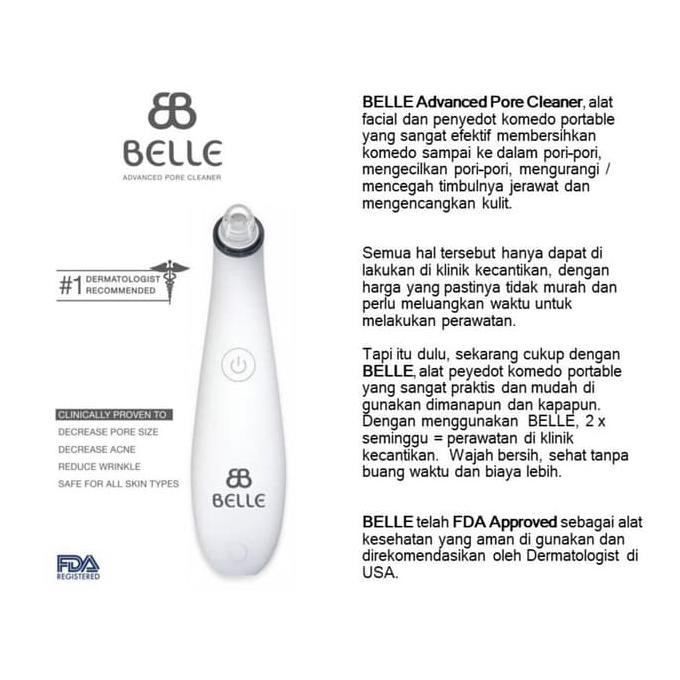 belle advanced pore cleaner