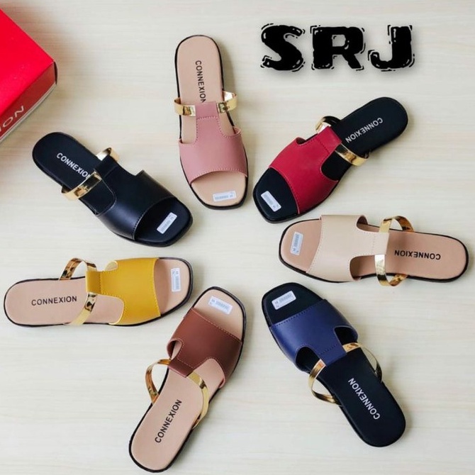 Sandal Selop Teplek Dewasa Bahan Premi Tatakan Empuk (Febby 02)