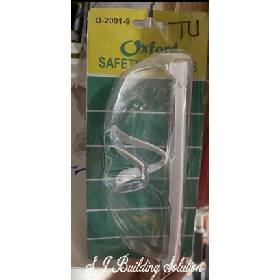 Kacamata Safety OXFORD Putih Bening Pelindung Mata , Safety Googles Bagus Kacamata Las