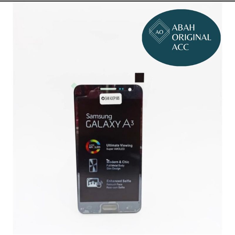 LCD TOUCHSCREEN SAMSUNG A3 A300 A3 2015 ORI SUPER AMOLED