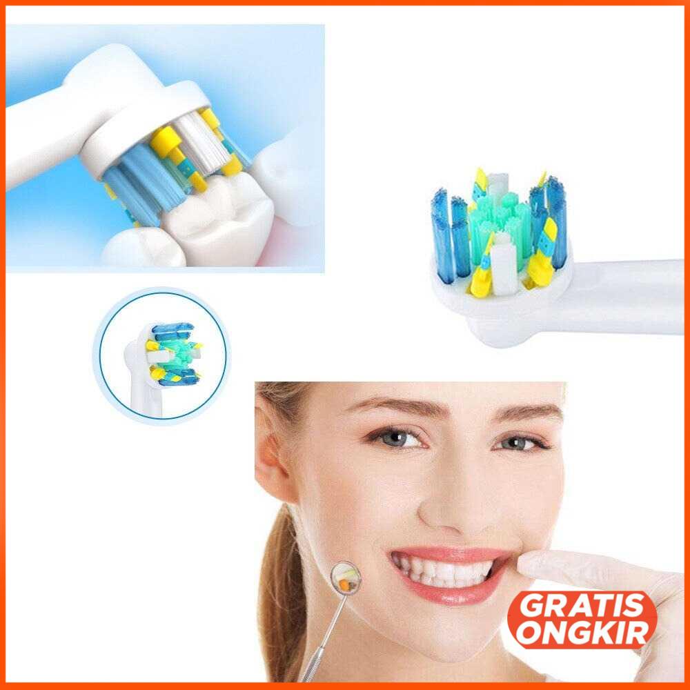 Kepala Pengganti Sikat Gigi 4 PCS for Oral-B D12 D16 D100 -EB50A