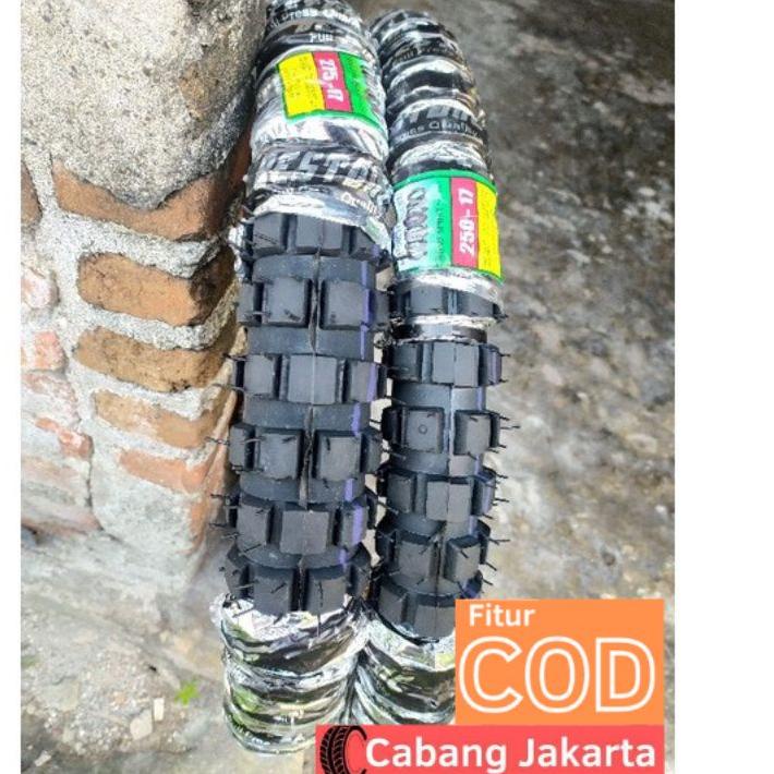 BAN RPM CROSS SEPASANG UKUR 2.50 DAN 275 RING 17 ~