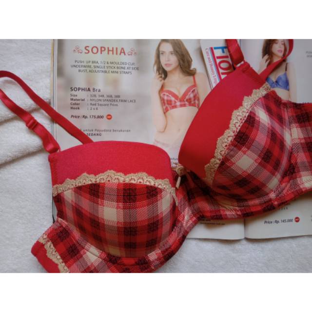 Fiori,sophia push up bra