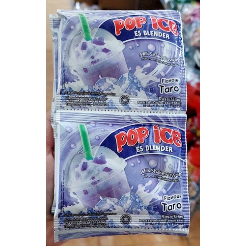 Pop Ice Milk Shake Powder 23 gr x 10 pcs