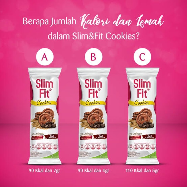 Slim Fit Cookies 22gr 1 Saset Isi 3 Keping Shopee Indonesia