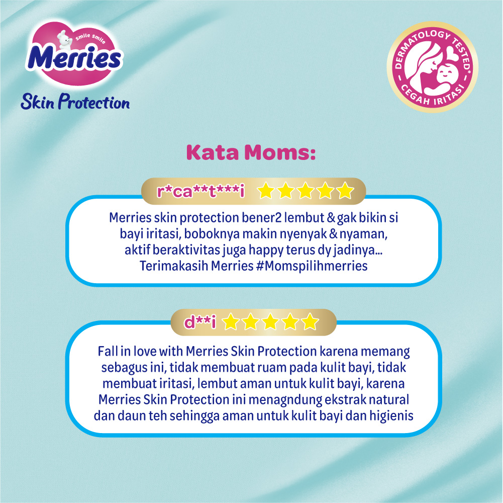 Merries Skin Protection Popok Perlengkapan Bayi Anti Bau Tipe Celana (15-25)kg XXL34